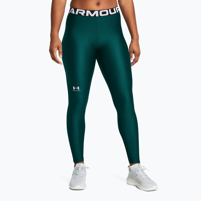 Легінси жіночі Under Armour HG Authentics hydro teal/white