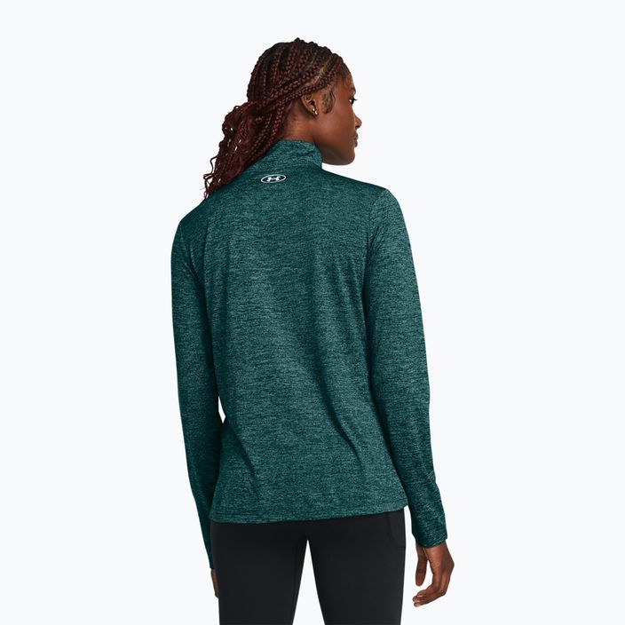 Кофта жіноча Under Armour Tech 1/2 Zip-Twist hydro teal/white 2