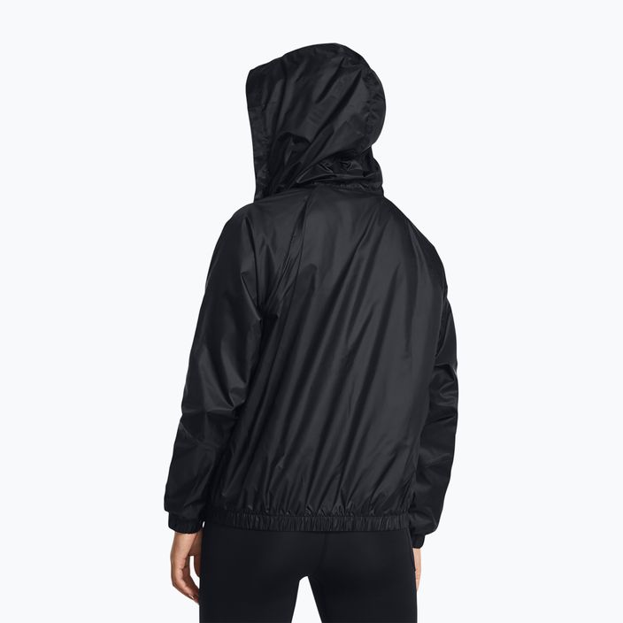 Куртка противіряна жіноча Under Armour Sport Windbreaker black/white 2