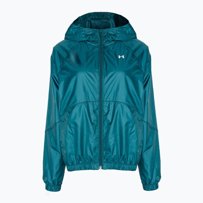 Куртка противіряна жіноча Under Armour Sport Windbreaker hydro teal/white 3