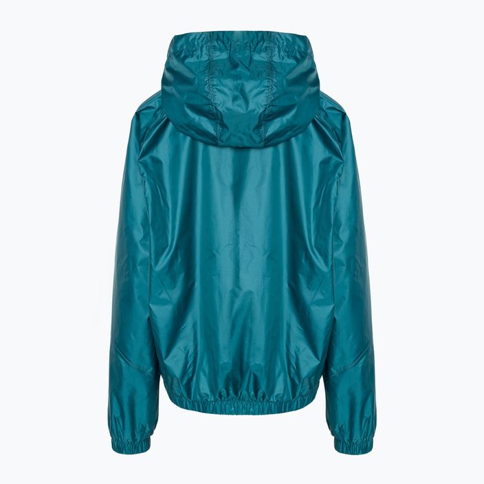 Куртка противіряна жіноча Under Armour Sport Windbreaker hydro teal/white 4