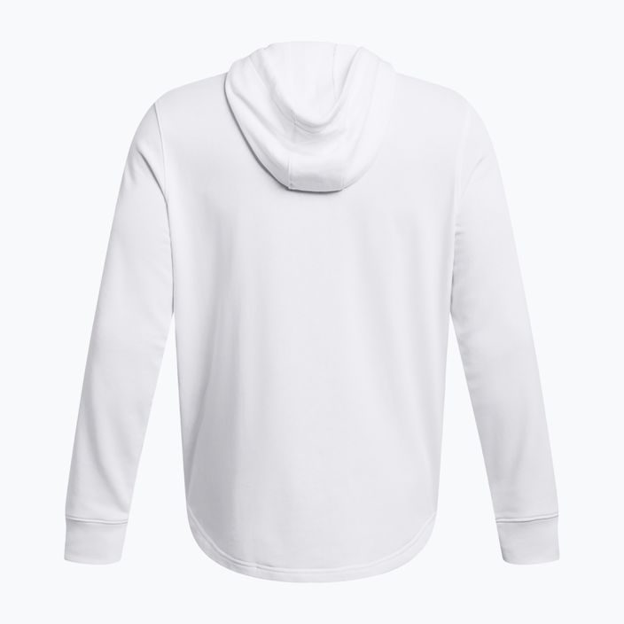 Кофта чоловіча Under Armour Rival Terry Graphic Hood white/black 4