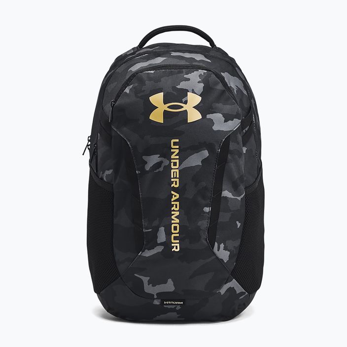 Рюкзак міський Under Armour Hustle 6.0 29 л чорний/чорний/металік золотий