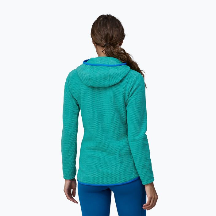 Кофта трекінгова жіноча Patagonia R1 Air Full-Zip subtidal blue 2