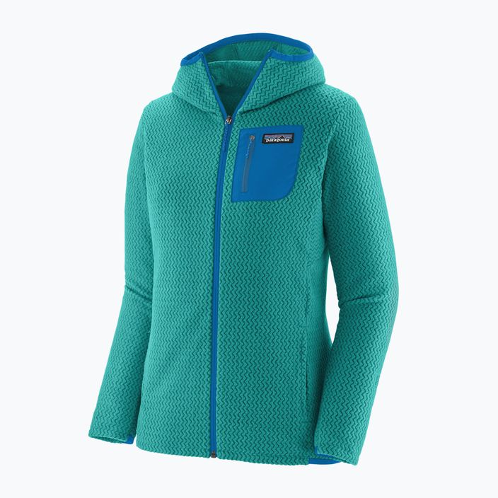 Кофта трекінгова жіноча Patagonia R1 Air Full-Zip subtidal blue 3