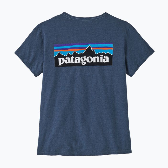 Жіноча трекінгова футболка Patagonia P-6 Logo Responsibili-Tee utility blue 4