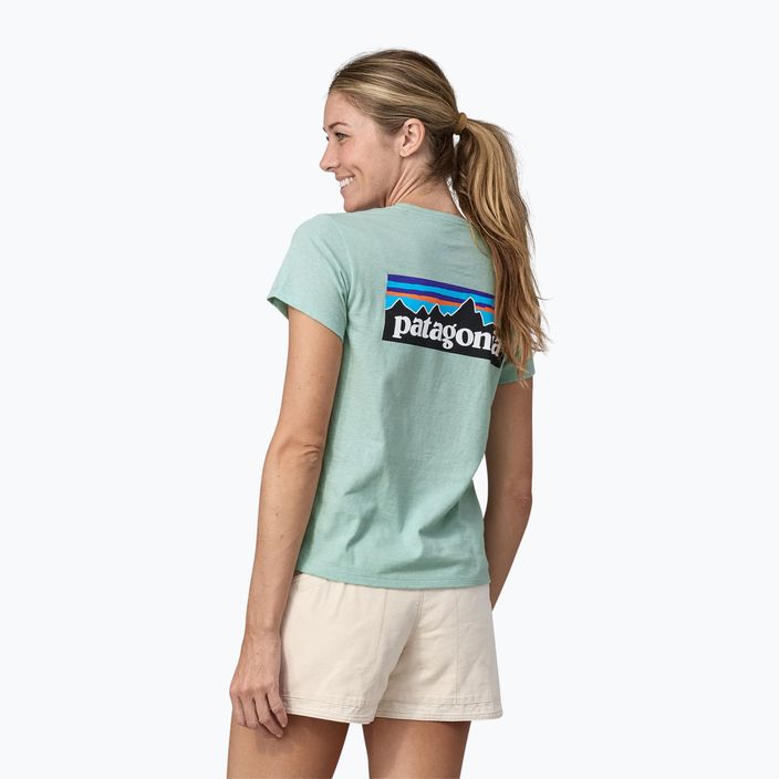 Жіноча трекінгова футболка Patagonia P-6 Logo Responsibili-Tee wispy green 2