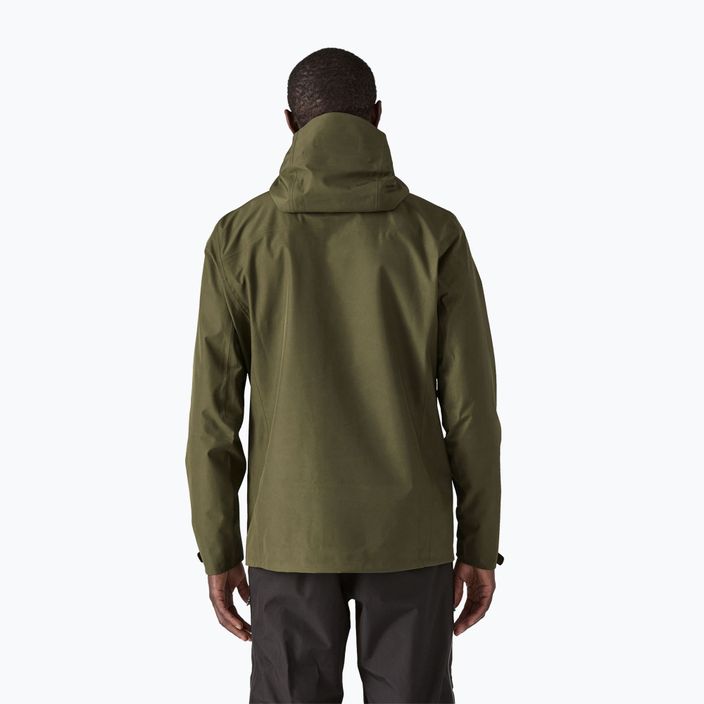 Куртка-дощовик чоловіча Patagonia Triolet pine needle green 2