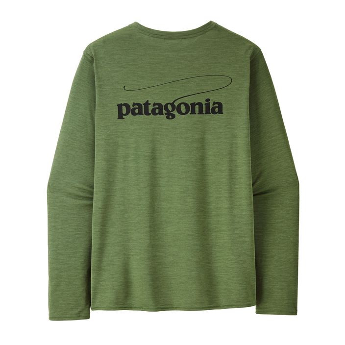 Кофта чоловіча Patagonia Cap Cool Daily Graphic Shirt-Waters casting logo/terrain green x-dye 2