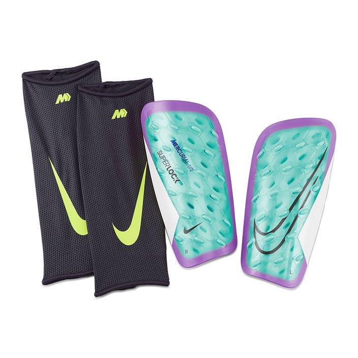 Захист гомілки Nike Mercurial Lite Superlock hyper turquoise/white/fuchsia dream 2