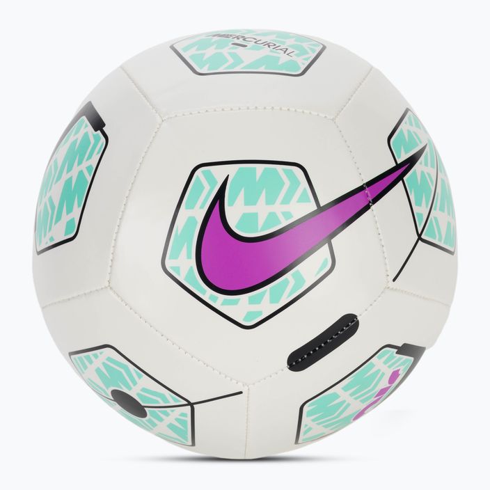 М'яч футбольний Nike Mercurial Fade white/hyper turquoise/fuchsia dream розмір 4