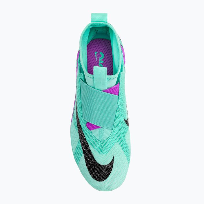 Футбольні бутси кросівки дитячі Nike Jr Mercurial Superfly 9 Pro FG hyper turquoise/black/ white/fuchsia dream 6