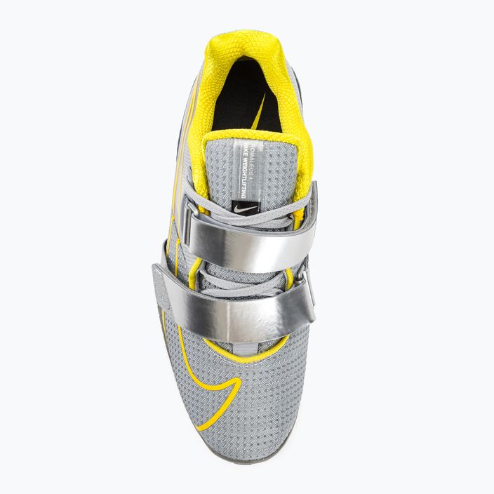 Кросівки для важкої атлетики Nike Romaleos 4 вовчий сірий / освітлення / чорний метал срібло 6