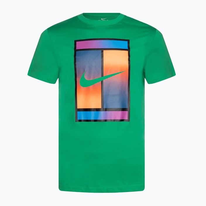 Чоловіча тенісна футболка Nike Court Dri-Fit Heritage stadium зелена