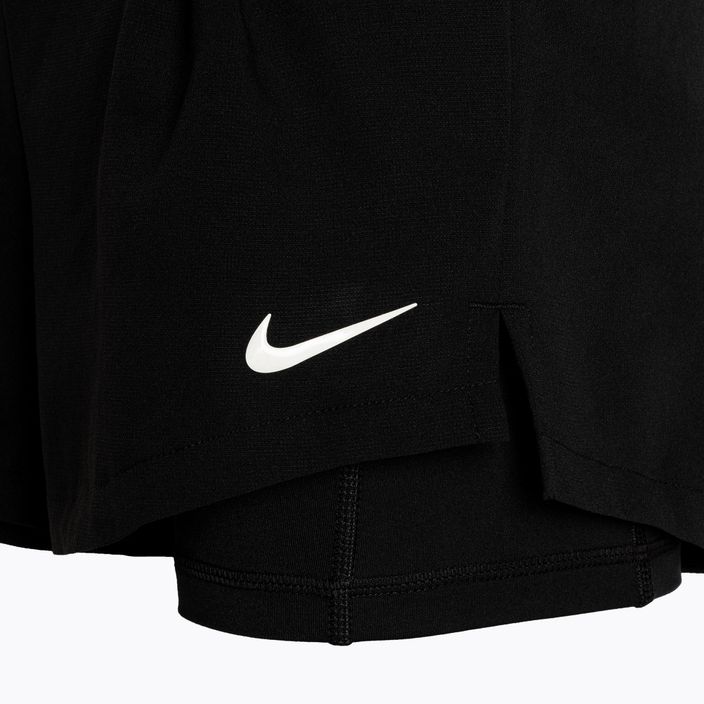 Жіночі тенісні шорти Nike Court Dri-Fit Advantage чорні/білі 4