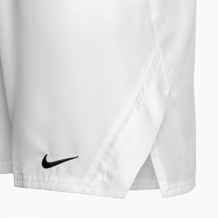 Чоловічі тенісні шорти Nike Court Dri-Fit Victory 9" білий/чорний 3