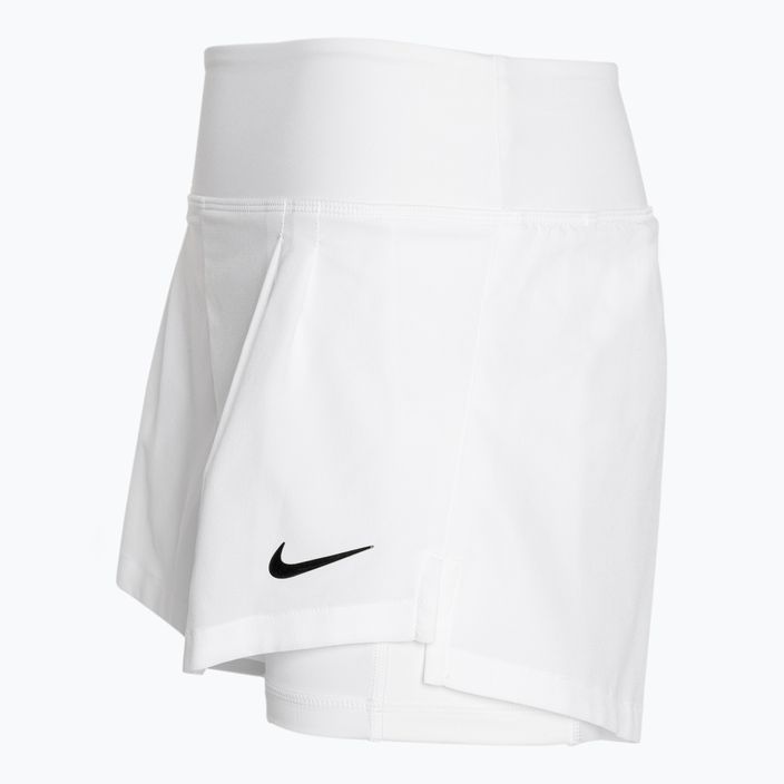 Шорти тенісні жіночі Nike Court Dri-Fit Advantage white/white/black 3