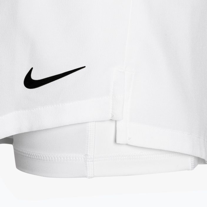 Шорти тенісні жіночі Nike Court Dri-Fit Advantage white/white/black 4