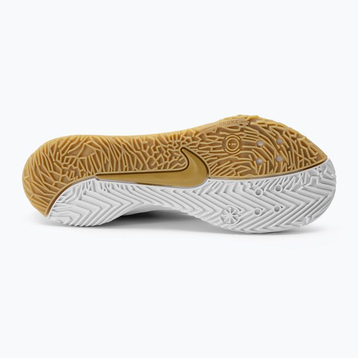 Волейбольні кросівки Nike Zoom Hyperace 3 білий / mtlc золото-фотон пил 4