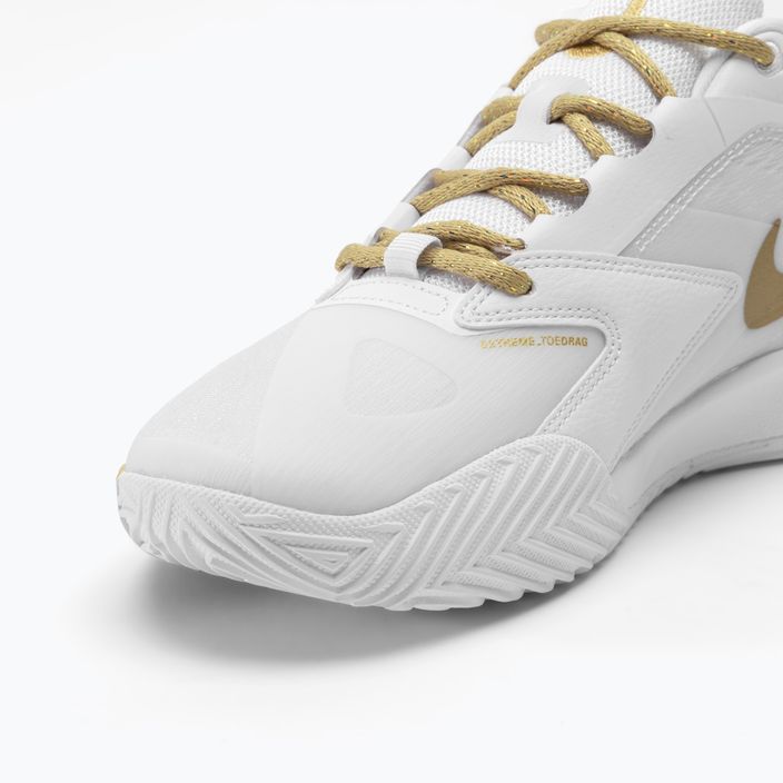 Волейбольні кросівки Nike Zoom Hyperace 3 білий / mtlc золото-фотон пил 7
