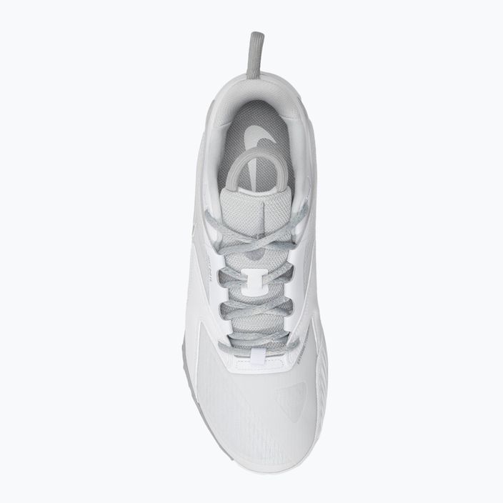Волейбольні кросівки Nike Zoom Hyperace 3 photon dust/mtlc сріблясто-білі 5