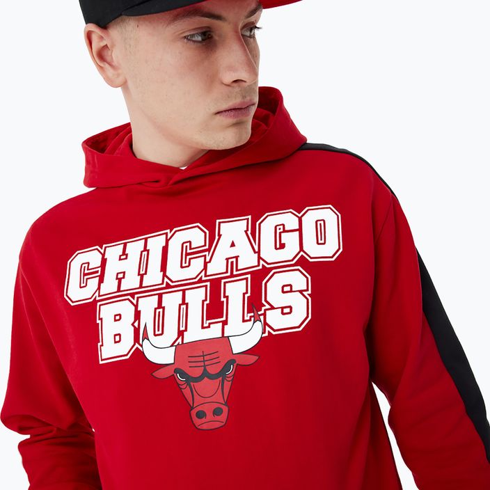 Кофта чоловіча New Era NBA Large гraphic OS Hoody Chicago Bulls red 4