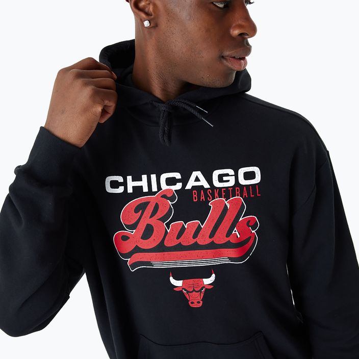 Кофта чоловіча New Era NBA гraphic OS Hoody Chicago Bulls black 4