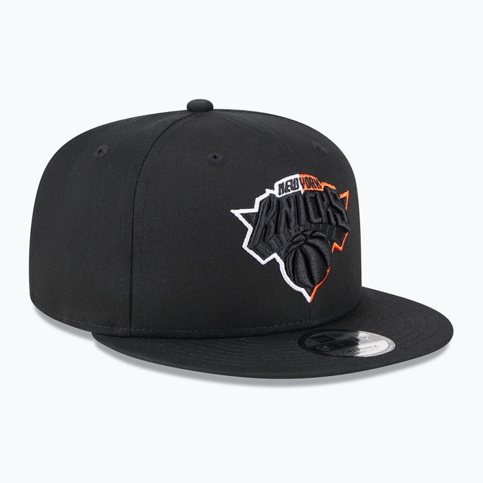 Бейсболка New Era Split Logo 9Fifty New York Knicks black