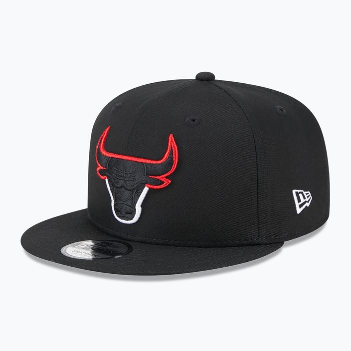 Бейсболка New Era Split Logo 9Fifty Chicago Bulls black 2