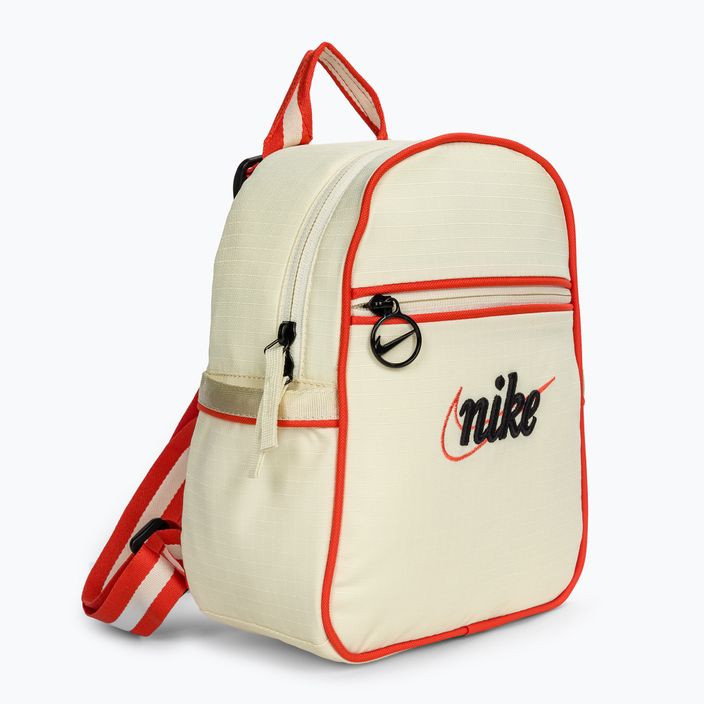 Жіночий міський рюкзак Nike Sportswear Futura 365 Mini 6 л кокосове молоко/піканте червоно-чорний 3