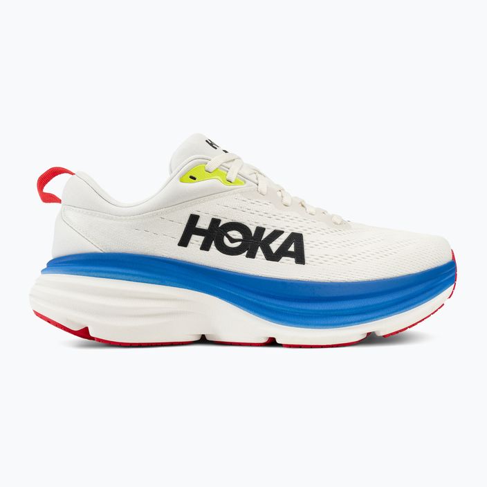 Кросівкі для бігу чоловічі HOKA Bondi 8 blanc de blanc/virtual blue 2