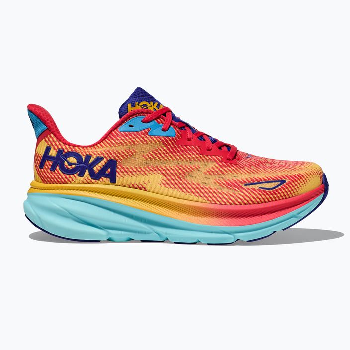 Кросівкі для бігу чоловічі HOKA Clifton 9 cerise/cloudless