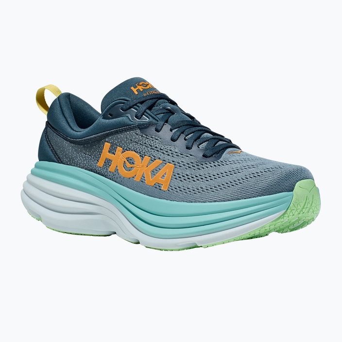 Кросівки для бігу чоловічі HOKA Bondi 8 Wide real teal/shadow