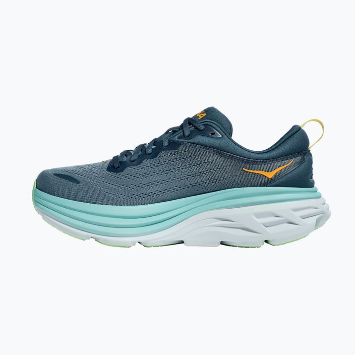 Кросівки для бігу чоловічі HOKA Bondi 8 Wide real teal/shadow 3