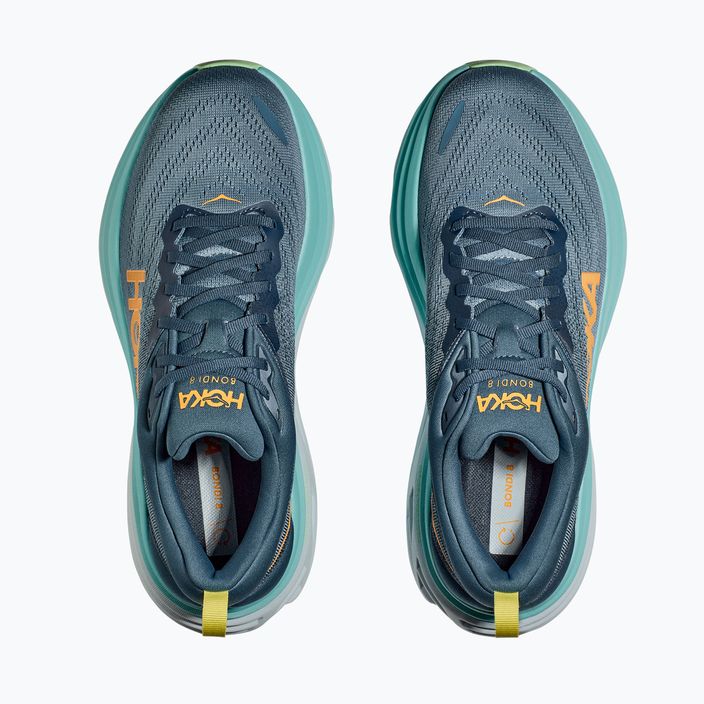 Кросівки для бігу чоловічі HOKA Bondi 8 Wide real teal/shadow 8