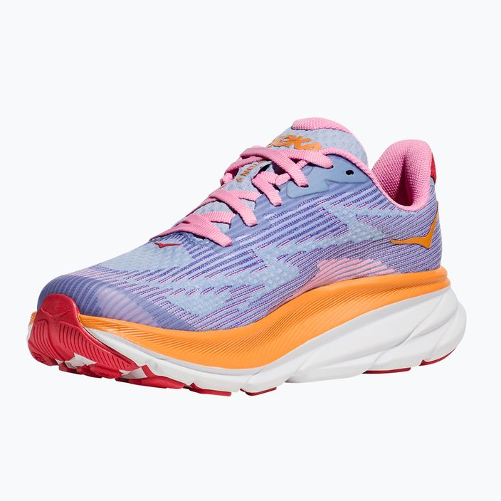 Кросівки для бігу дитячі HOKA Clifton 9 peony/mirage 12