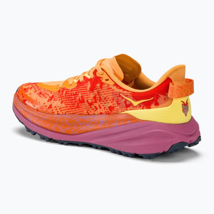 Кросівкі для бігу жіночі HOKA Speedgoat 6 sherbet/beet root 4