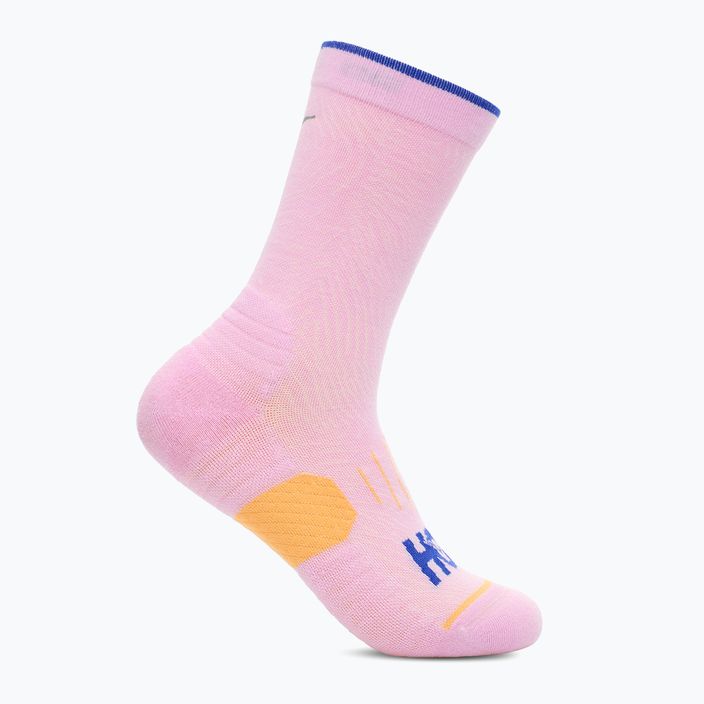 Шкарпетки HOKA Crew Run Socks 3 пари рожевий твілайт / шерберт / сліпучо-блакитний 2