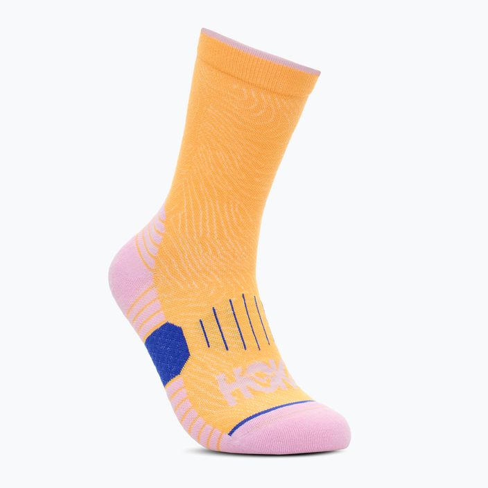 Шкарпетки HOKA Crew Run Socks 3 пари рожевий твілайт / шерберт / сліпучо-блакитний 3