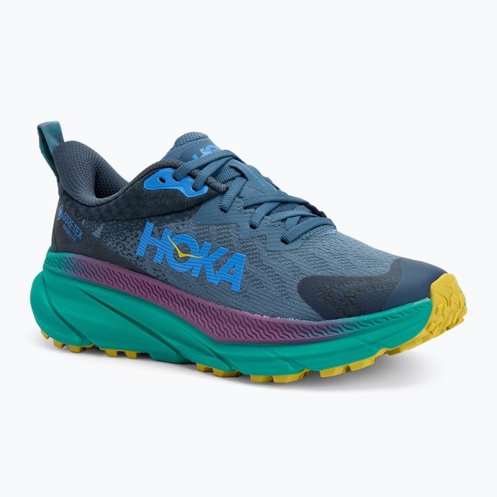 Кросівки для бігу жіночі HOKA Challenger 7 GTX real teal/tech green