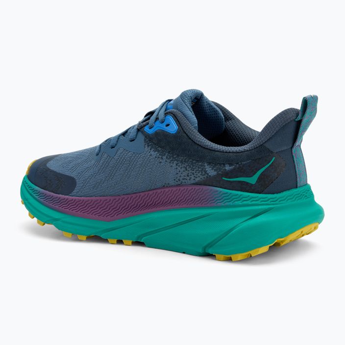 Кросівки для бігу жіночі HOKA Challenger 7 GTX real teal/tech green 3