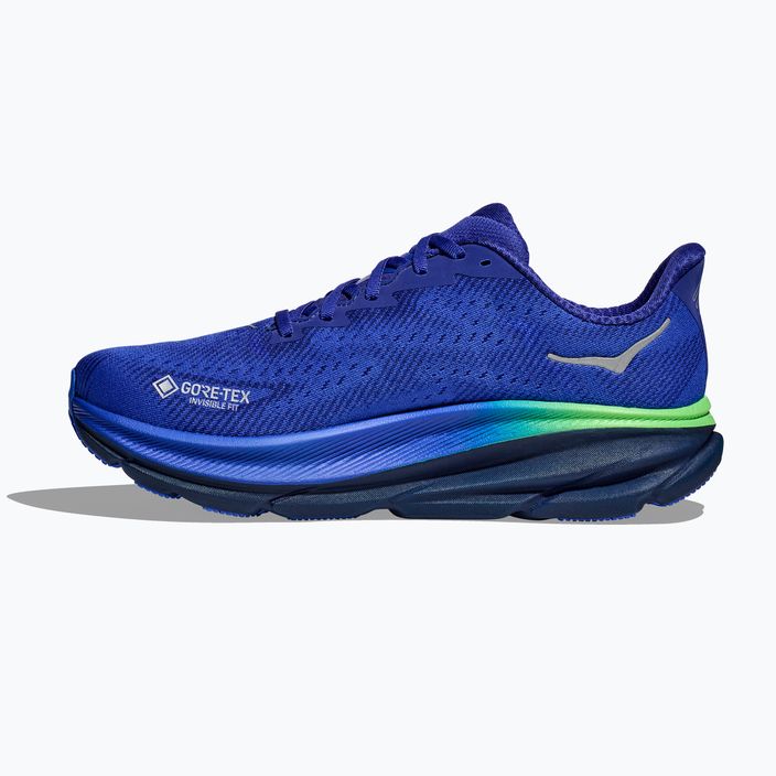 Кросівки для бігу чоловічі HOKA Clifton 9 GTX dazzling blue/evening sky 10