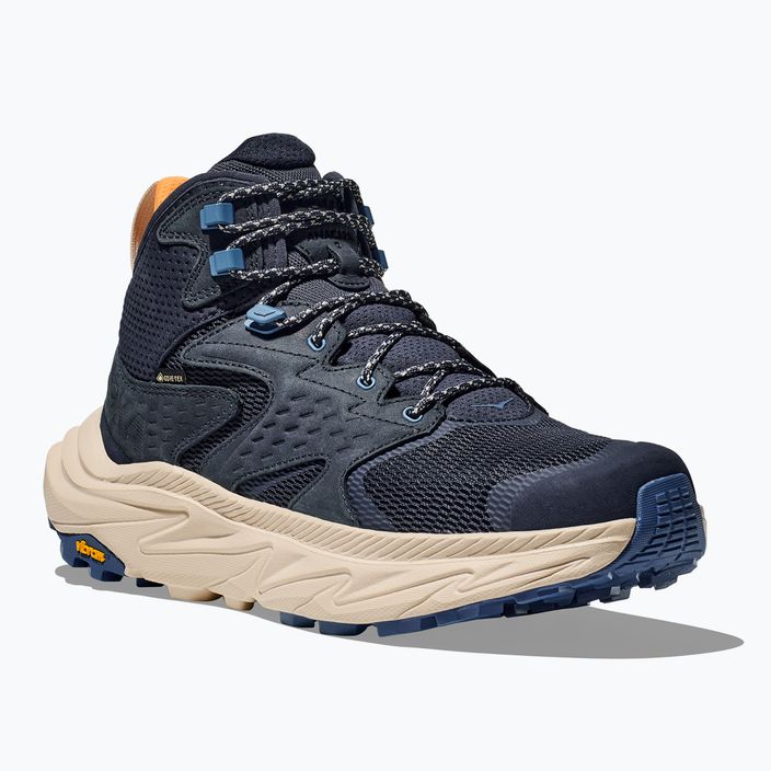 Черевики туристичні чоловічі HOKA Anacapa 2 Mid GTX varsity navy/oat milk