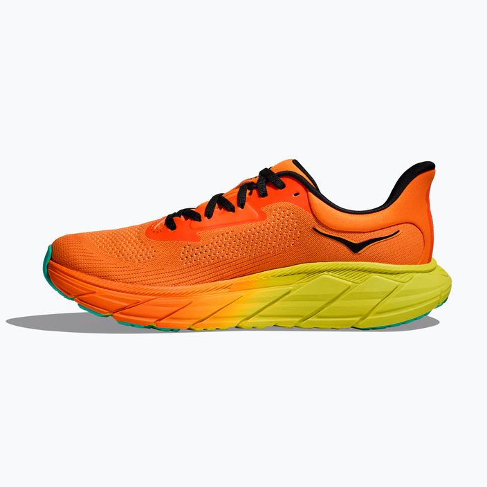 Кросівки для бігу чоловічі HOKA Arahi 7 electric tangerine/black 3