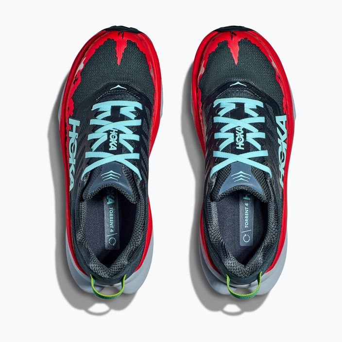 Чоловічі кросівки Hoka Torrent 4 stormy skies/cerise 8