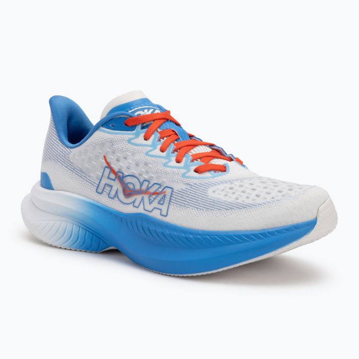 Кросівки для бігу чоловічі HOKA Mach 6 white/virtual blue