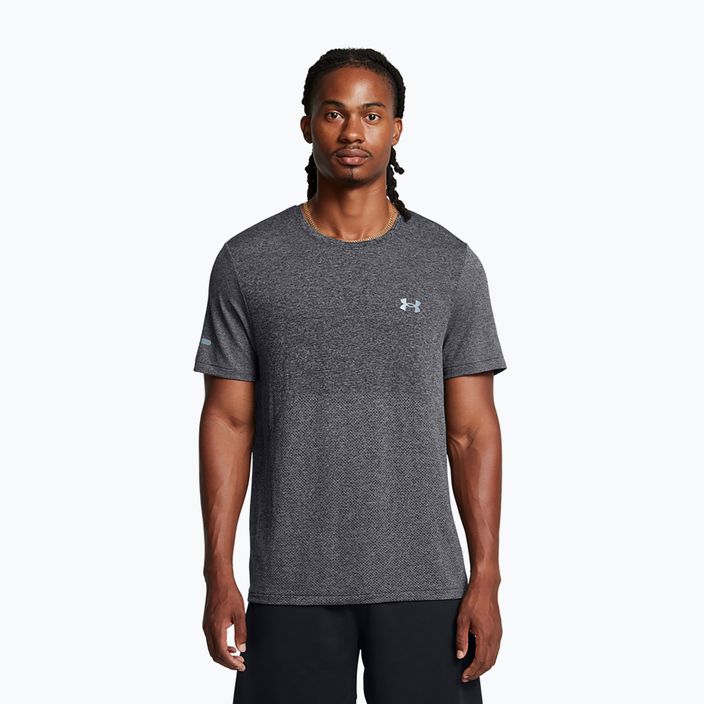 Футболка для бігу чоловіча Under Armour Seamless Stride tetra gray/reflective