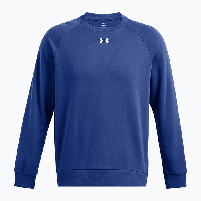 Чоловічий світшот Under Armour Rival Fleece Crew tech синій/білий