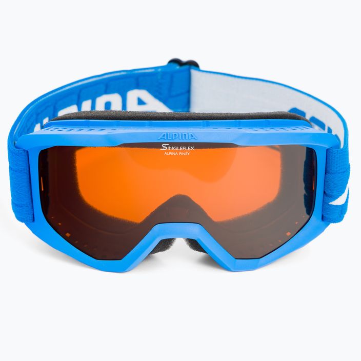 Маска лижна  дитяча Alpina Piney blue matt/orange 7268481 2