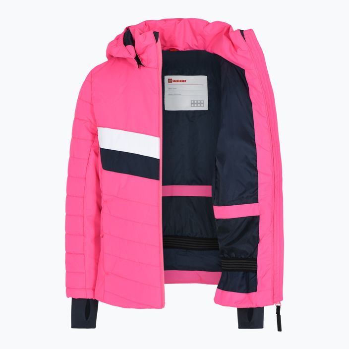 Куртка лижна дитяча LEGO Lwjazmine 708 рожева 11010266 3